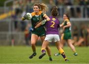 7 May 2018; Katie Byrne of Meath in action against Shauna Murphy of Wexford during the Lidl Ladies Football National League Division 3 Final match between Meath and Wexford at St Brendan's Park, in Birr, Offaly.  Photo by Piaras Ó Mídheach/Sportsfile