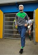 7 May 2018; Kyle Hayes of Limerick leads his side out to the pitch prior to the Bord Gáis Energy Munster GAA Hurling U21 Championship quarter-final match between Clare and Limerick at Cusack Park in Ennis, Clare. Photo by Eóin Noonan/Sportsfile