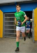 7 May 2018; Brian Ryan of Limerick makes his way out to the pitch prior to the Bord Gáis Energy Munster GAA Hurling U21 Championship quarter-final match between Clare and Limerick at Cusack Park in Ennis, Clare. Photo by Eóin Noonan/Sportsfile