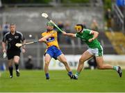 7 May 2018; Gary Cooney of Clare in action against Thomas Grimes of Limerick during the Bord Gáis Energy Munster GAA Hurling U21 Championship quarter-final match between Clare and Limerick at Cusack Park in Ennis, Clare. Photo by Eóin Noonan/Sportsfile
