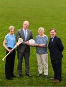 8 May 2018; In attendance during the announcement of the renewal of AIG's sponsorship deal with Dublin GAA, Dublin LGFA and Dubin Camogie, are, from left, Jenny Byrne, Dublin Camogie Chairperson, Declan O'Rourke, General manager AIG Ireland, Mary O'Connor, Secretary,  Dublin LGFA, and Mick Seavers, Vice Chairman, Dubin GAA, at Beann Éadair GAA Club, in Balkill Rd, Howth, Dublin. Photo by Sam Barnes/Sportsfile