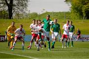 8 May 2018; Adam Idah of Republic of Ireland during the UEFA U17 Championship Final match between Republic of Ireland and Denmark at St Georges Park in Burton, England. Photo by Malcolm Couzens/Sportsfile