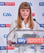 8 May 2018; Sky Sports today announced its GAA fixtures for the 2018 Championship from an event in Parnells GAA Club. A total of 20 live, and 14 exclusive, fixtures of Championship action will be available on Sky’s multi-platform offering. Exclusive coverage gets underway with a mouth-watering double-header on June 2nd when 2017 All Ireland Hurling Champions Galway take on Wexford and Cork take on old rivals Limerick in what are bound to be hotly contested fixtures. Kilkenny’s eight-time All-Ireland winner and three-time All Star, Michael Fennelly, will join a stellar line-up of GAA legends for Sky Sports' most exciting season of GAA coverage to date. This year will once again see insight and analysis across both codes from Tyrone hero Peter Canavan, former Mayo manager James Horan, former Donegal manager Jim McGuinness, former Dublin GAA star Senan Connell,  Clare’s two-time All-Ireland champion Jamesie O’Connor, Kilkenny’s nine-time All-Ireland winner JJ Delaney and four-time All-Star defender Ollie Canning. Lead commentary will come from Dave McIntyre and Mike Finnerty with co-commentary from Nicky English, new addition Mick Fennelly, Dick Clerkin and Paul Earley, and sideline reporting from Damian Lawlor. Speaking at the launch at Parnells GAA Club, Dublin is Georgie Faulkner, Head of Muti-Sport, Sky Sports. Photo by Brendan Moran/Sportsfile