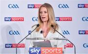 8 May 2018; Sky Sports today announced its GAA fixtures for the 2018 Championship from an event in Parnells GAA Club. A total of 20 live, and 14 exclusive, fixtures of Championship action will be available on Sky’s multi-platform offering. Exclusive coverage gets underway with a mouth-watering double-header on June 2nd when 2017 All Ireland Hurling Champions Galway take on Wexford and Cork take on old rivals Limerick in what are bound to be hotly contested fixtures. Kilkenny’s eight-time All-Ireland winner and three-time All Star, Michael Fennelly, will join a stellar line-up of GAA legends for Sky Sports' most exciting season of GAA coverage to date. This year will once again see insight and analysis across both codes from Tyrone hero Peter Canavan, former Mayo manager James Horan, former Donegal manager Jim McGuinness, former Dublin GAA star Senan Connell,  Clare’s two-time All-Ireland champion Jamesie O’Connor, Kilkenny’s nine-time All-Ireland winner JJ Delaney and four-time All-Star defender Ollie Canning. Lead commentary will come from Dave McIntyre and Mike Finnerty with co-commentary from Nicky English, new addition Mick Fennelly, Dick Clerkin and Paul Earley, and sideline reporting from Damian Lawlor. Speaking at the launch at Parnells GAA Club, Dublin is presenter Rachel Wyse. Photo by Brendan Moran/Sportsfile