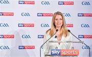 8 May 2018; Sky Sports today announced its GAA fixtures for the 2018 Championship from an event in Parnells GAA Club. A total of 20 live, and 14 exclusive, fixtures of Championship action will be available on Sky’s multi-platform offering. Exclusive coverage gets underway with a mouth-watering double-header on June 2nd when 2017 All Ireland Hurling Champions Galway take on Wexford and Cork take on old rivals Limerick in what are bound to be hotly contested fixtures. Kilkenny’s eight-time All-Ireland winner and three-time All Star, Michael Fennelly, will join a stellar line-up of GAA legends for Sky Sports' most exciting season of GAA coverage to date. This year will once again see insight and analysis across both codes from Tyrone hero Peter Canavan, former Mayo manager James Horan, former Donegal manager Jim McGuinness, former Dublin GAA star Senan Connell,  Clare’s two-time All-Ireland champion Jamesie O’Connor, Kilkenny’s nine-time All-Ireland winner JJ Delaney and four-time All-Star defender Ollie Canning. Lead commentary will come from Dave McIntyre and Mike Finnerty with co-commentary from Nicky English, new addition Mick Fennelly, Dick Clerkin and Paul Earley, and sideline reporting from Damian Lawlor. Speaking at the launch at Parnells GAA Club, Dublin is presenter Rachel Wyse. Photo by Brendan Moran/Sportsfile