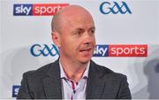 8 May 2018; Sky Sports today announced its GAA fixtures for the 2018 Championship from an event in Parnells GAA Club. A total of 20 live, and 14 exclusive, fixtures of Championship action will be available on Sky’s multi-platform offering. Exclusive coverage gets underway with a mouth-watering double-header on June 2nd when 2017 All Ireland Hurling Champions Galway take on Wexford and Cork take on old rivals Limerick in what are bound to be hotly contested fixtures. Kilkenny’s eight-time All-Ireland winner and three-time All Star, Michael Fennelly, will join a stellar line-up of GAA legends for Sky Sports' most exciting season of GAA coverage to date. This year will once again see insight and analysis across both codes from Tyrone hero Peter Canavan, former Mayo manager James Horan, former Donegal manager Jim McGuinness, former Dublin GAA star Senan Connell,  Clare’s two-time All-Ireland champion Jamesie O’Connor, Kilkenny’s nine-time All-Ireland winner JJ Delaney and four-time All-Star defender Ollie Canning. Lead commentary will come from Dave McIntyre and Mike Finnerty with co-commentary from Nicky English, new addition Mick Fennelly, Dick Clerkin and Paul Earley, and sideline reporting from Damian Lawlor. Speaking at the launch at Parnells GAA Club, Dublin is football analyst Peter Canavan. Photo by Brendan Moran/Sportsfile