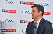 8 May 2018; Sky Sports today announced its GAA fixtures for the 2018 Championship from an event in Parnells GAA Club. A total of 20 live, and 14 exclusive, fixtures of Championship action will be available on Sky’s multi-platform offering. Exclusive coverage gets underway with a mouth-watering double-header on June 2nd when 2017 All Ireland Hurling Champions Galway take on Wexford and Cork take on old rivals Limerick in what are bound to be hotly contested fixtures. Kilkenny’s eight-time All-Ireland winner and three-time All Star, Michael Fennelly, will join a stellar line-up of GAA legends for Sky Sports' most exciting season of GAA coverage to date. This year will once again see insight and analysis across both codes from Tyrone hero Peter Canavan, former Mayo manager James Horan, former Donegal manager Jim McGuinness, former Dublin GAA star Senan Connell,  Clare’s two-time All-Ireland champion Jamesie O’Connor, Kilkenny’s nine-time All-Ireland winner JJ Delaney and four-time All-Star defender Ollie Canning. Lead commentary will come from Dave McIntyre and Mike Finnerty with co-commentary from Nicky English, new addition Mick Fennelly, Dick Clerkin and Paul Earley, and sideline reporting from Damian Lawlor. Speaking at the launch at Parnells GAA Club, Dublin is presenter Brian Carney. Photo by Brendan Moran/Sportsfile