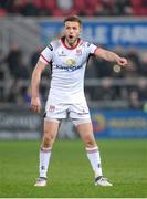 13 April 2018; Johnny McPhillips of Ulster during the Guinness PRO14 Round 20 match between Ulster and Ospreys at Kingspan Stadium in Belfast. Photo by Oliver McVeigh/Sportsfile