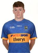 10 May 2018; Dillon Quirke of Tipperary during the Tipperary Hurling Squad Portraits 2018 at Semple Stadium in Thurles, Co Tipperary. Photo by Matt Browne/Sportsfile