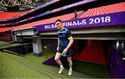 11 May 2018; Jonathan Sexton ahead of the Leinster Rugby captains run at the San Mames Stadium, in Bilbao, Spain. Photo by Ramsey Cardy/Sportsfile