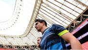 11 May 2018; Joey Carbery ahead of the Leinster Rugby captains run at the San Mames Stadium, in Bilbao, Spain. Photo by Ramsey Cardy/Sportsfile