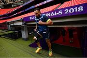 11 May 2018; Isa Nacewa ahead of the Leinster Rugby captains run at the San Mames Stadium, in Bilbao, Spain. Photo by Ramsey Cardy/Sportsfile