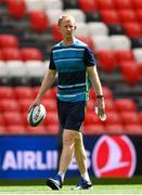 11 May 2018; Head coach Leo Cullen during the Leinster Rugby captains run at the San Mames Stadium, in Bilbao, Spain. Photo by Ramsey Cardy/Sportsfile