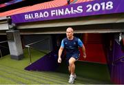 11 May 2018; Senior coach Stuart Lancaster ahead of the Leinster Rugby captains run at the San Mames Stadium, in Bilbao, Spain. Photo by Ramsey Cardy/Sportsfile
