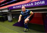 11 May 2018; Richardt Strauss ahead of the Leinster Rugby captains run at the San Mames Stadium, in Bilbao, Spain. Photo by Ramsey Cardy/Sportsfile