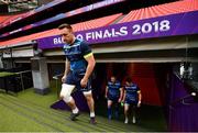 11 May 2018; Jack Conan ahead of the Leinster Rugby captains run at the San Mames Stadium, in Bilbao, Spain. Photo by Ramsey Cardy/Sportsfile