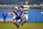 11 May 2018; Dylan Barnett of Waterford in action against Gary Shaw of Shamrock Rovers during the SSE Airtricity League Premier Division match between Shamrock Rovers and Waterford at Tallaght Stadium, in Dublin. Photo by Harry Murphy/Sportsfile