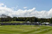 12 May 2018; A general view of the ground and stands during play on day two of the International Cricket Test match between Ireland and Pakistan at Malahide, in Co. Dublin. Photo by Seb Daly/Sportsfile