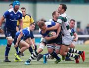 12 May 2018; Peadar Timmins of Leinster A is tackled by Joe Munro of Ealing Trailfinders during the British & Irish Cup Final match at Trailfinders Sports Ground in London, England. Photo by Matt Impey/Sportsfile
