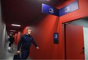 12 May 2018; Dan Leavy of Leinster arrives ahead of the European Rugby Champions Cup Final match between Leinster and Racing 92 at the San Mames Stadium in Bilbao, Spain. Photo by Ramsey Cardy/Sportsfile