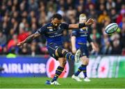 12 May 2018; Isa Nacewa of Leinster kicks a late penalty during the European Rugby Champions Cup Final match between Leinster and Racing 92 at the San Mames Stadium in Bilbao, Spain. Photo by Ramsey Cardy/Sportsfile
