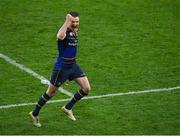 12 May 2018; Jonathan Sexton of Leinster celebrates after the final whistle of the European Rugby Champions Cup Final match between Leinster and Racing 92 at the San Mames Stadium in Bilbao, Spain. Photo by Stephen McCarthy/Sportsfile