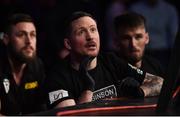 12 May 2018; SBG coach John Kavanagh during the middleweight bout between Kiefer Crosbie and Josh Plant at BAMMA 35 at the 3 Arena in Dublin. Photo by David Fitzgerald/Sportsfile
