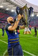 12 May 2018; Scott Fardy of Leinster following their victory in the European Rugby Champions Cup Final match between Leinster and Racing 92 at the San Mames Stadium in Bilbao, Spain. Photo by Ramsey Cardy/Sportsfile