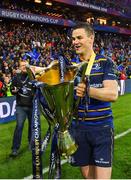 12 May 2018; Jonathan Sexton of Leinster following their victory in the European Rugby Champions Cup Final match between Leinster and Racing 92 at the San Mames Stadium in Bilbao, Spain. Photo by Ramsey Cardy/Sportsfile