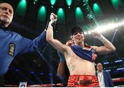 12 May 2018; Michael Conlan following his bout against Ibon Larrinaga at Madison Square Garden in New York, USA. Photo by Mikey Williams/Top Rank/Sportsfile