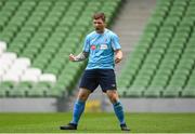 12 May 2018; Kyle Dempsey of North End United celebrates after scoring a penalty for his side during the FAI New Balance Intermediate Cup Final match between Firhouse Clover and Maynooth University Town at the Aviva Stadium in Dublin. Photo by Eóin Noonan/Sportsfile