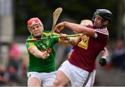 13 May 2018; Paul Greville of Westmeath in action against Jack Regan of Meath during the Joe McDonagh Cup Round 2 match between Westmeath and Meath at TEG Cusack Park in Westmeath. Photo by Sam Barnes/Sportsfile