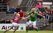 13 May 2018; Alan Douglas of Meath in action against Shane Power of Westmeath during the Joe McDonagh Cup Round 2 match between Westmeath and Meath at TEG Cusack Park in Westmeath. Photo by Sam Barnes/Sportsfile