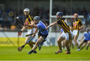 13 May 2018; Rian McBride of Dublin in action against TJ Reid, left, and Ger Aylward of Kilkenny during the Leinster GAA Hurling Senior Championship Round 1 match between Dublin and Kilkenny at Parnell Park in Dublin. Photo by Daire Brennan/Sportsfile