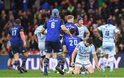 12 May 2018; Remi Tales of Racing 92 drops to his knees following his late drop goal attempt during the European Rugby Champions Cup Final match between Leinster and Racing 92 at San Mames Stadium in Bilbao, Spain. Photo by Stephen McCarthy/Sportsfile
