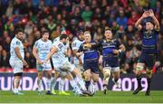 12 May 2018; Remi Tales of Racing 92 attempts a late drop goal during the European Rugby Champions Cup Final match between Leinster and Racing 92 at San Mames Stadium in Bilbao, Spain. Photo by Stephen McCarthy/Sportsfile