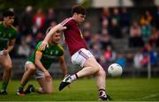 13 May 2018; Callum McCormack of Westmeath shoots to score his side's first goal during the Bord na Mona O'Byrne Cup Final match between Westmeath and Meath at TEG Cusack Park in Westmeath. Photo by Sam Barnes/Sportsfile