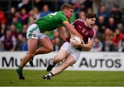13 May 2018; Callum McCormack of Westmeath in action against Conor Dempsey of Meath during the Bord na Mona O'Byrne Cup Final match between Westmeath and Meath at TEG Cusack Park in Westmeath. Photo by Sam Barnes/Sportsfile