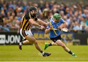 13 May 2018; Fergal Whitely of Dublin in action against Conor Fogarty of Kilkenny during the Leinster GAA Hurling Senior Championship Round 1 match between Dublin and Kilkenny at Parnell Park in Dublin. Photo by Daire Brennan/Sportsfile
