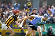 13 May 2018; Paul Ryan of Dublin in action against James Maher, left, and Enda Morrissey of Kilkenny during the Leinster GAA Hurling Senior Championship Round 1 match between Dublin and Kilkenny at Parnell Park in Dublin. Photo by Daire Brennan/Sportsfile