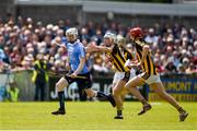 13 May 2018; Fiontán McGibb of Dublin in action against Liam Blanchfield of Kilkenny during the Leinster GAA Hurling Senior Championship Round 1 match between Dublin and Kilkenny at Parnell Park in Dublin. Photo by Daire Brennan/Sportsfile