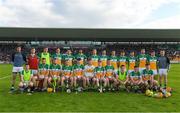 12 May 2018; The Offaly squad before the Leinster GAA Hurling Senior Championship First Round match between Offaly and Galway at Bord na Mona O'Connor Park in Tullamore, Offaly. Photo by Ray McManus/Sportsfile