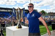 13 May 2018; Dan Leavy of Leinster during their homecoming at Energia Park in Dublin following their victory in the European Champions Cup Final in Bilbao, Spain. Photo by Ramsey Cardy/Sportsfile
