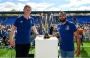 13 May 2018; Leinster head coach Leo Cullen and captain Isa Nacewa, right, during their homecoming at Energia Park in Dublin following their victory in the European Champions Cup Final in Bilbao, Spain. Photo by Ramsey Cardy/Sportsfile