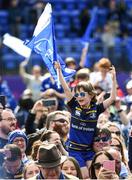 13 May 2018; A supporter during the Leinster rugby homecoming at Energia Park in Dublin following their victory in the European Champions Cup Final in Bilbao, Spain. Photo by Ramsey Cardy/Sportsfile