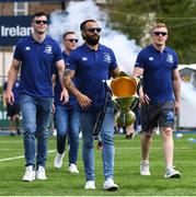 13 May 2018; Leinster captain Isa Nacewa arrives for their homecoming at Energia Park in Dublin following their victory in the European Champions Cup Final in Bilbao, Spain. Photo by Ramsey Cardy/Sportsfile