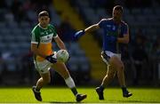 13 May 2018; Paul McConway of Offaly in action against Rory Finn of Wicklow during the Leinster GAA Football Senior Championship Preliminary Round match between Offaly and Wicklow at O'Moore Park in Laois. Photo by Harry Murphy/Sportsfile