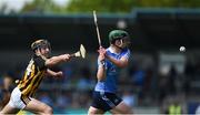 13 May 2018; Eoin Carney of Dublin in action against Jack Morrissey of Kilkenny during the Electric Ireland Leinster GAA Hurling Minor Championship Round 1 match between Dublin and Kilkenny at Parnell Park in Dublin. Photo by Daire Brennan/Sportsfile