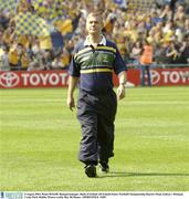 4 August 2003; Brian McEniff, Donegal manager. Bank of Ireland All-Ireland Senior Football Championship Quarter Final, Galway v Donegal, Croke Park, Dublin. Picture credit; Ray McManus / SPORTSFILE *EDI*