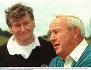 21 July 2003; Course Designer Arnold Palmer, in the presence of Dr Michael Smurfit, President of the K Club, officially opens the South Course at the K Club. The K Club, Straffan, Co. Kildare. Picture credit; Brendan Moran / SPORTSFILE
